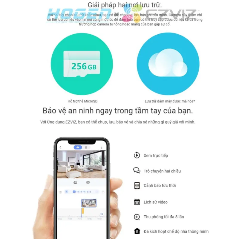 EZVIZ C1C-B 1080P – Camera Wifi trong nhà thông minh