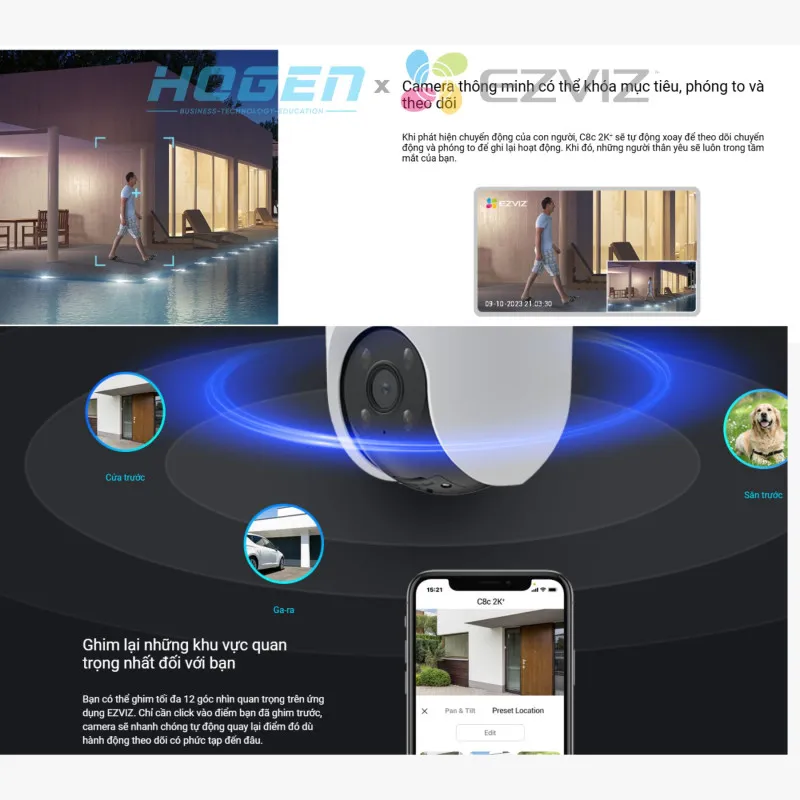 Camera Wifi EZVIZ C8C (4.0MP/2K+)