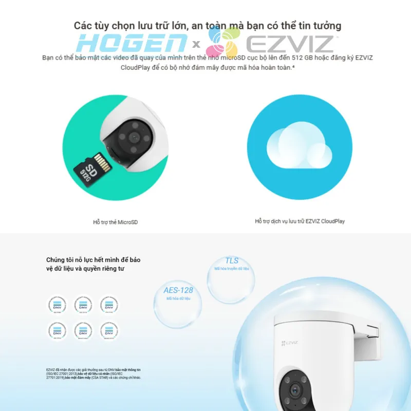 Camera Wifi EZVIZ H8C PRO (3.0MP/2K)