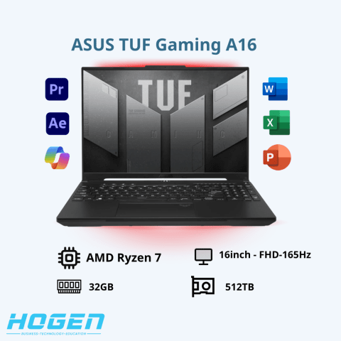 ASUS TUF Gaming A16 FA617NS-N3486W (AMD Ryzen 7-7735HS | 8GB | 512GB | RX 7600S 8GB | 16 inch FHD+ | Win 11)