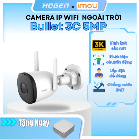 Camera Wifi ngoài trời 5MP iMOU Bullet 3C 5MP