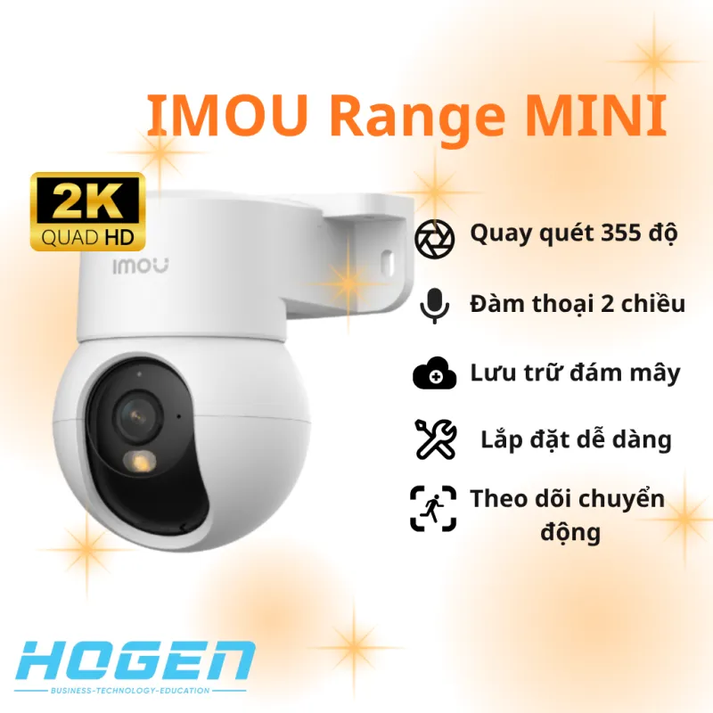 Camera IMOU K2MP Range MINI ( 2K, đàm thoại 2 chiều, AI)