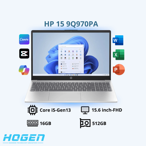 HP 15-fd0235TU (9Q970PA) - (Core i5|16GB|512GB|15.6 inch|laptop AI)