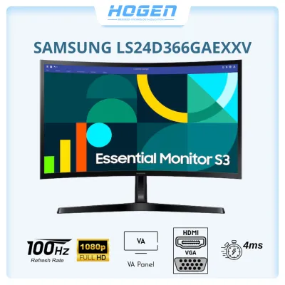 Màn hình Samsung LS24D366GAEXXV (24.0Inch/ Full HD/ 4ms/ 100HZ/ 250cd/m2/ VA)