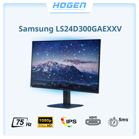 Màn Hình SAMSUNG LS24D300GAEXXV (24 inch - IPS - FHD - 5ms - 100Hz)