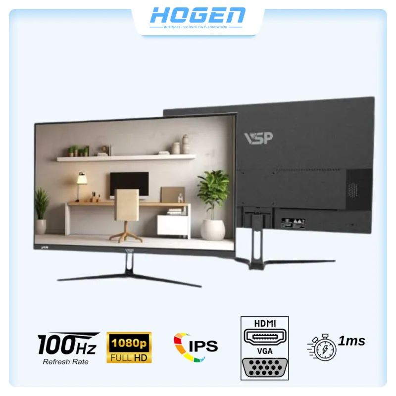 Màn hình VSP IP2418S IPS FHD 100Hz Black