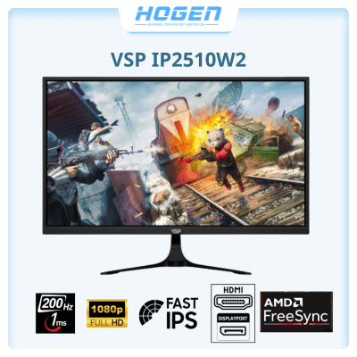 Màn hình VSP IP2510W2 (25inch / IPS / FHD / 200Hz / 1Ms / Adaptive Sync / Freesync) - Chuyên Game