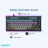 Bàn phím cơ Gaming DAREU EK75 GREY BLACK (2 sides RGB strip, Multi-Led, PBT Double Shot OEM profile, DareU DREAM sw)