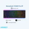 Bàn phím cơ MonsGeek FUN60 Pro SP Black Akko Glare Magnetic Switches – 1 chế độ kết nối có dây