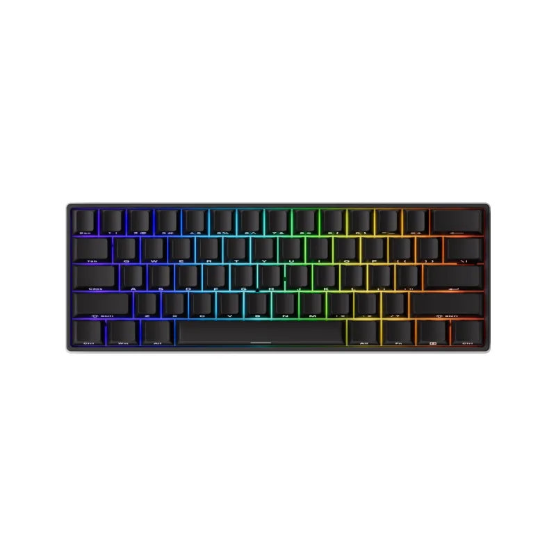 Bàn phím cơ MonsGeek FUN60 Pro SP Black Akko Glare Magnetic Switches – 1 chế độ kết nối có dây