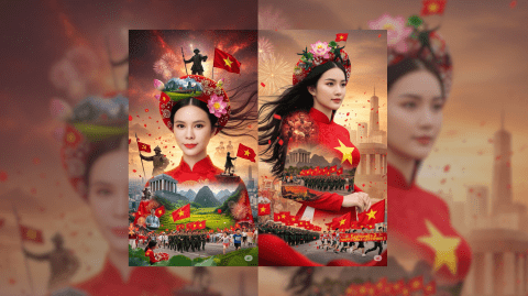 Cùng GEMINI, tạo ảnh đẹp chúc mừng ngày 2-9